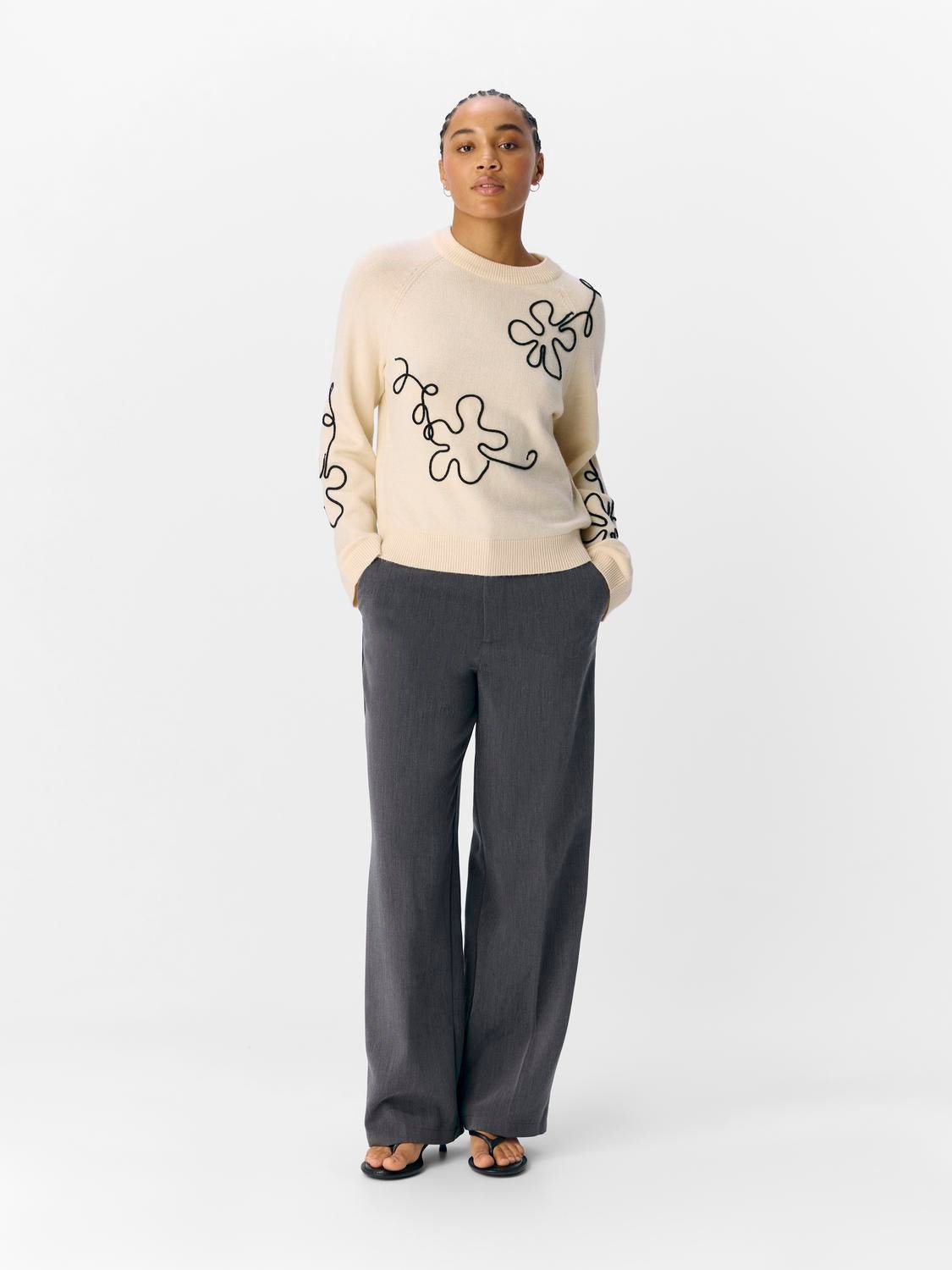 OBJLANEY Pullover - Sandshell - VERO MODA & VILA Bergvik